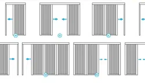 Cửa lưới chống muỗi dạng xếp xích không ray 2 cánh DX 16 - Ảnh 4